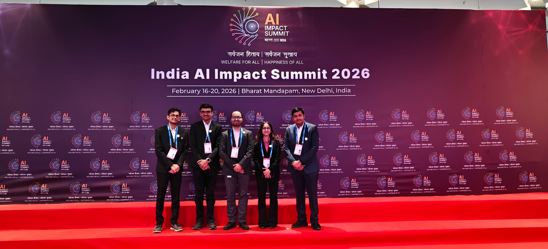 Team SafeGuard-AI at the India AI Impact Summit 2026.