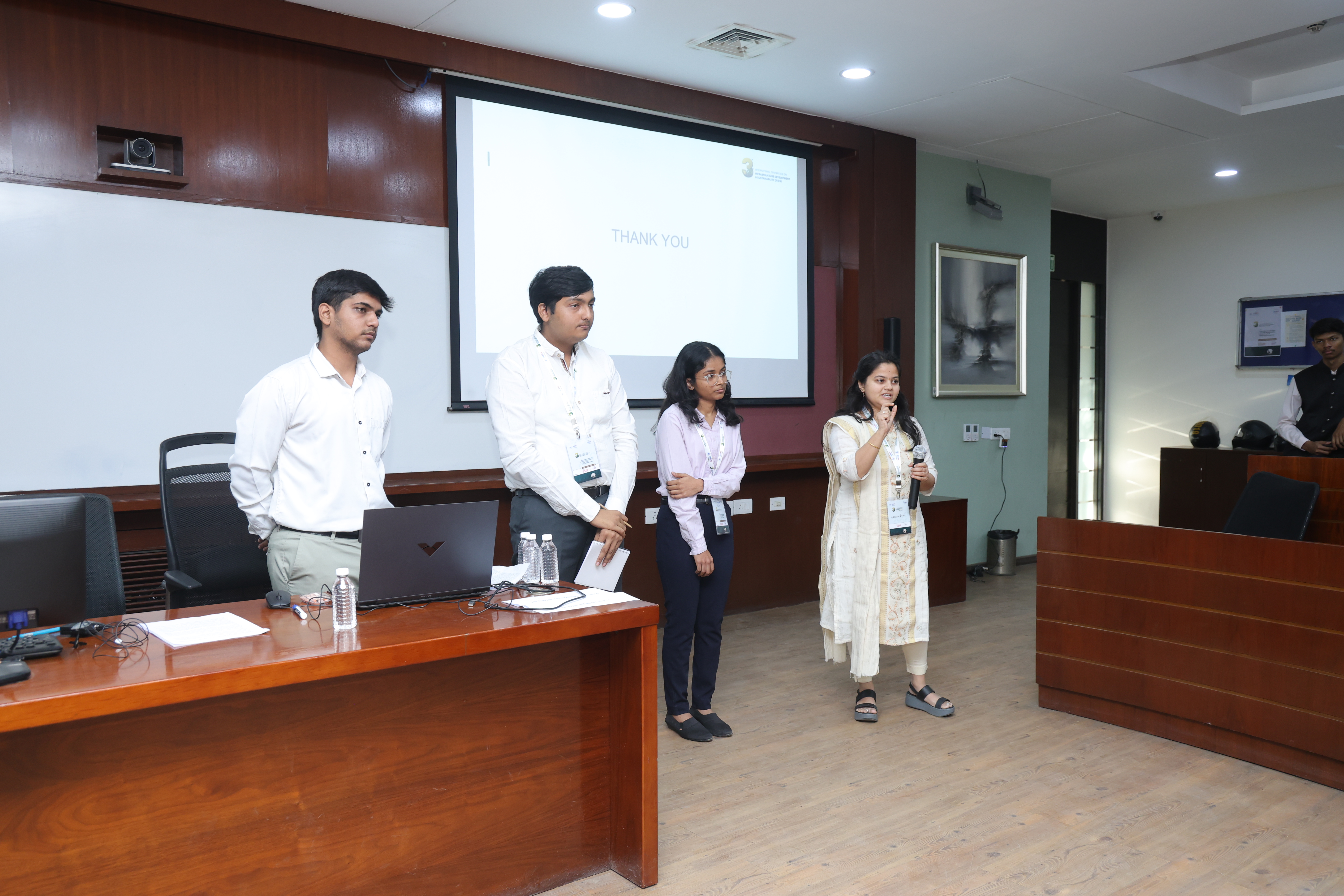 Presenting empirical findings and sector-wise dependency dynamics at the ICIDS 2025 podium